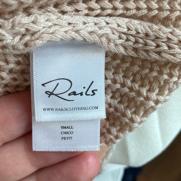 Rails Crochet Tank in Blush - Picture 6 of 7